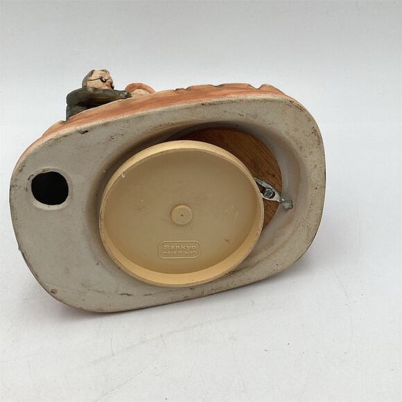 Vintage Sankyo Elderly Couple Music Box Japan 1970s Handmade - Picture 7 of 9